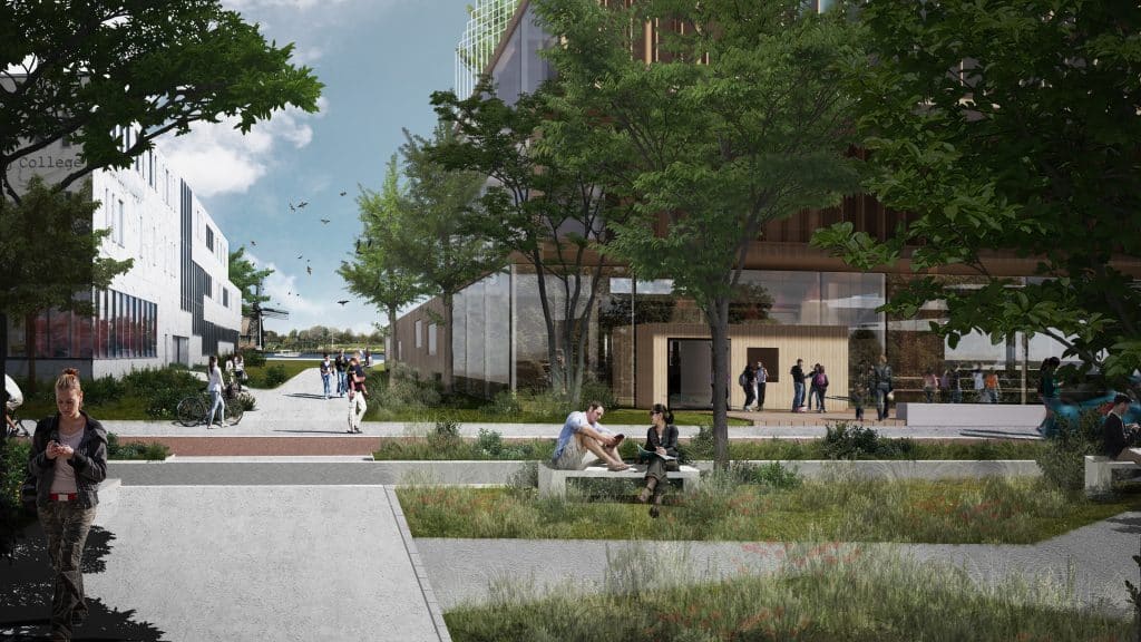 artist impression van het Stationsplein