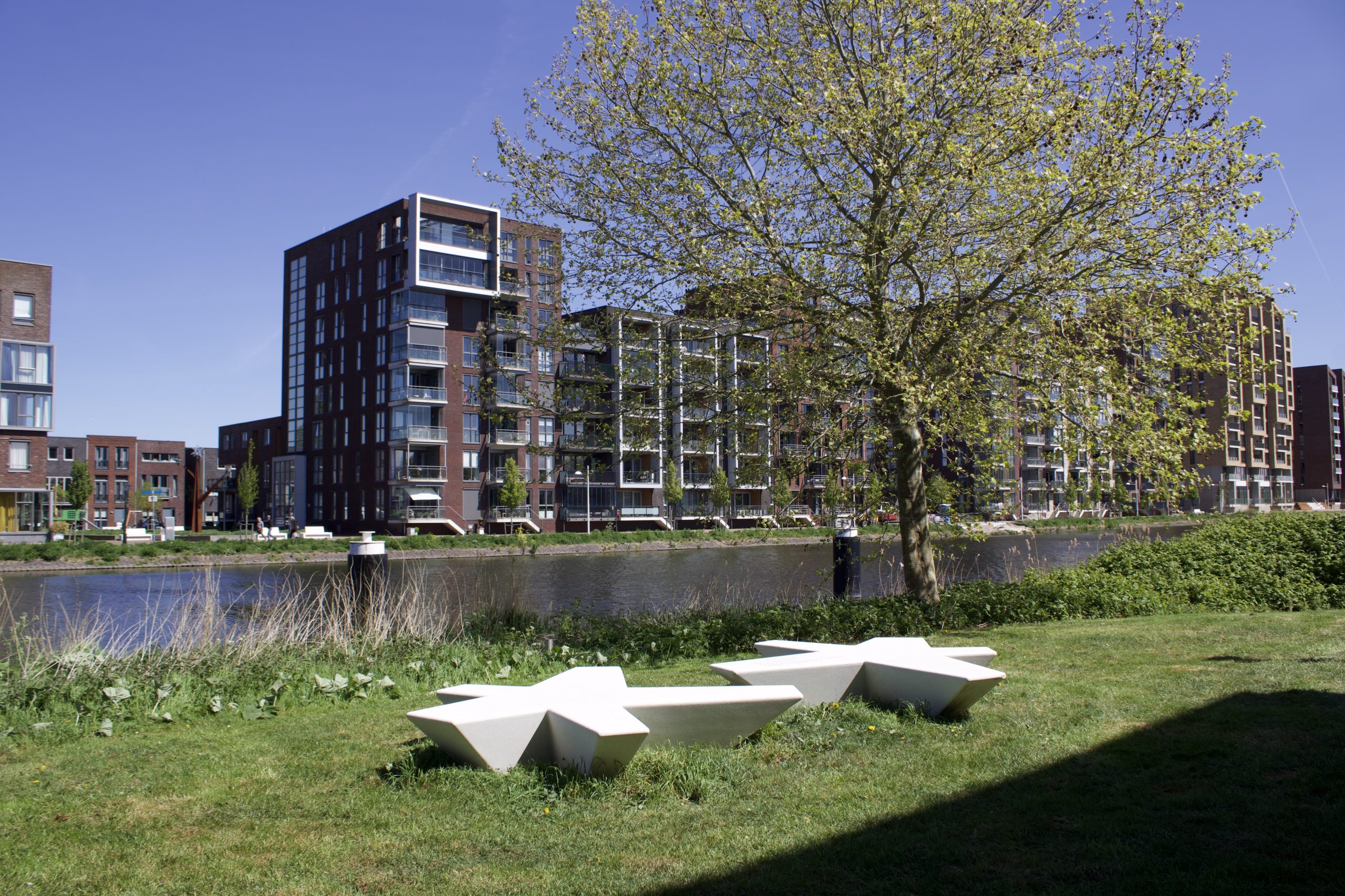 kunstwerk Herdenkingsbanken Voormeer