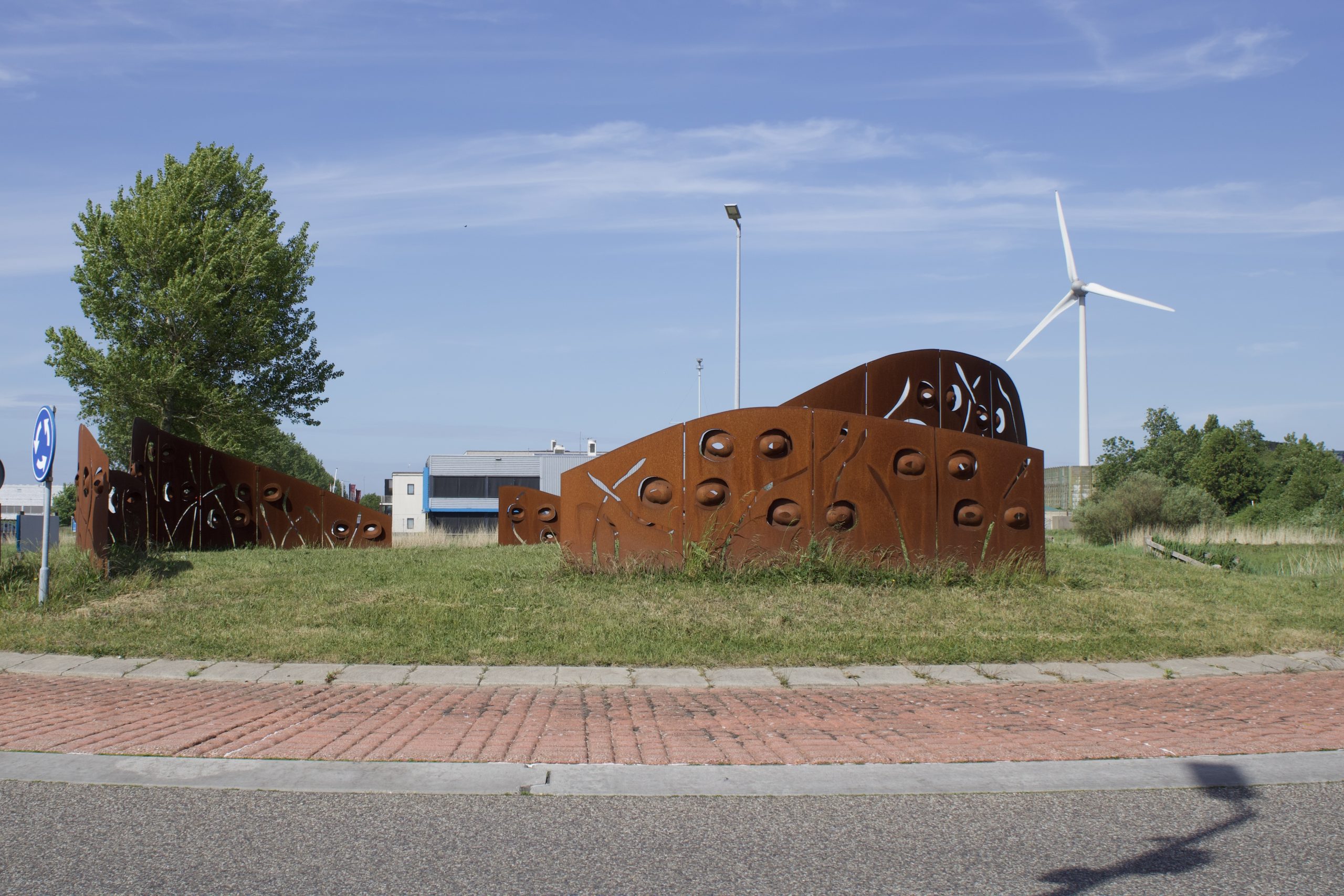 kunstwerk Ode aan de Rugstreeppad II