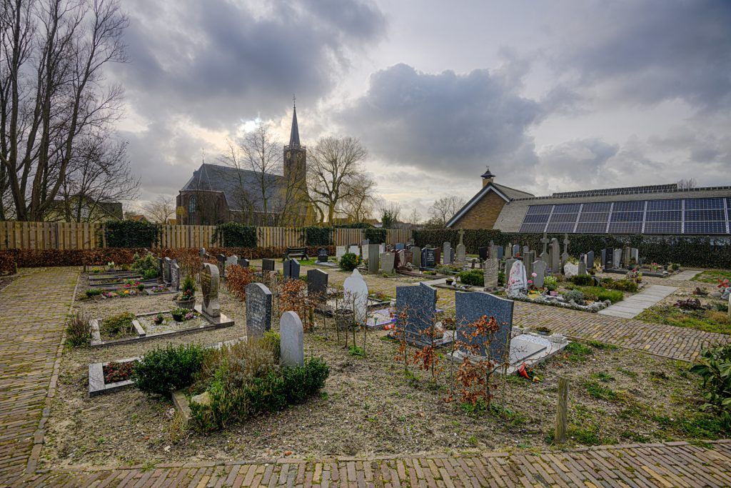 kerk en begraafplaats schermerhorn