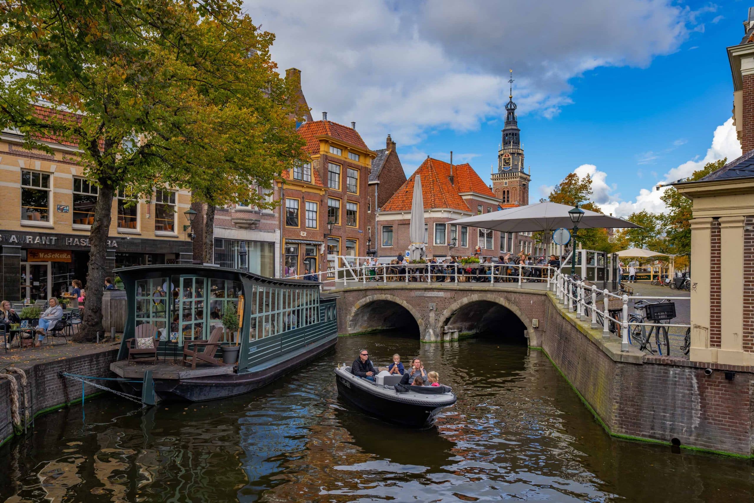Sfeerfoto uit de binnenstad van Alkmaar