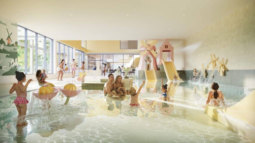 Peuterbad nieuw sportcomplex Hoornse Vaart