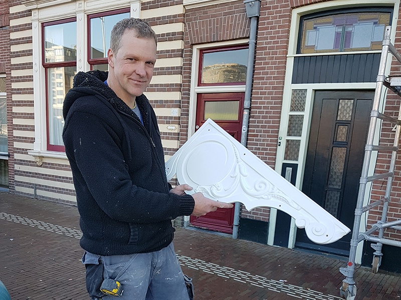 Binnenkant console zonder rozet