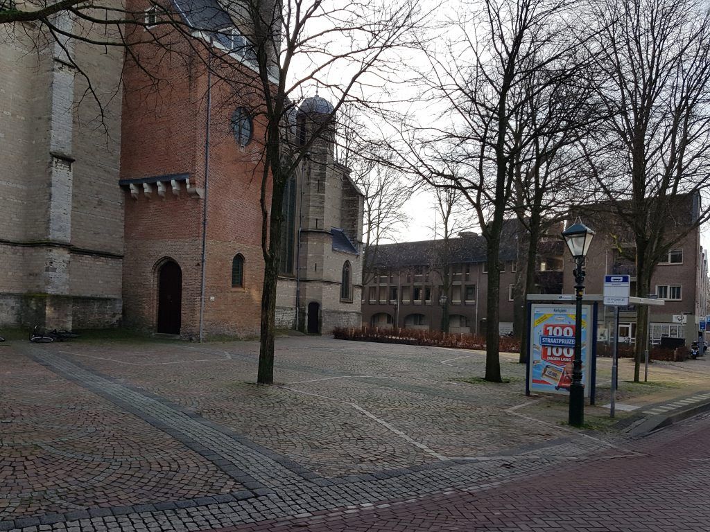 Contouren kerktoren Grote Kerk