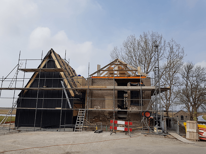 Gemaal met nieuwe woning