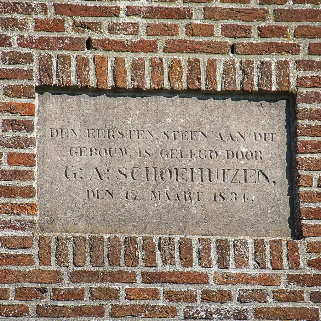 Gevelsteen Zwarte kerkje Zuidschermer