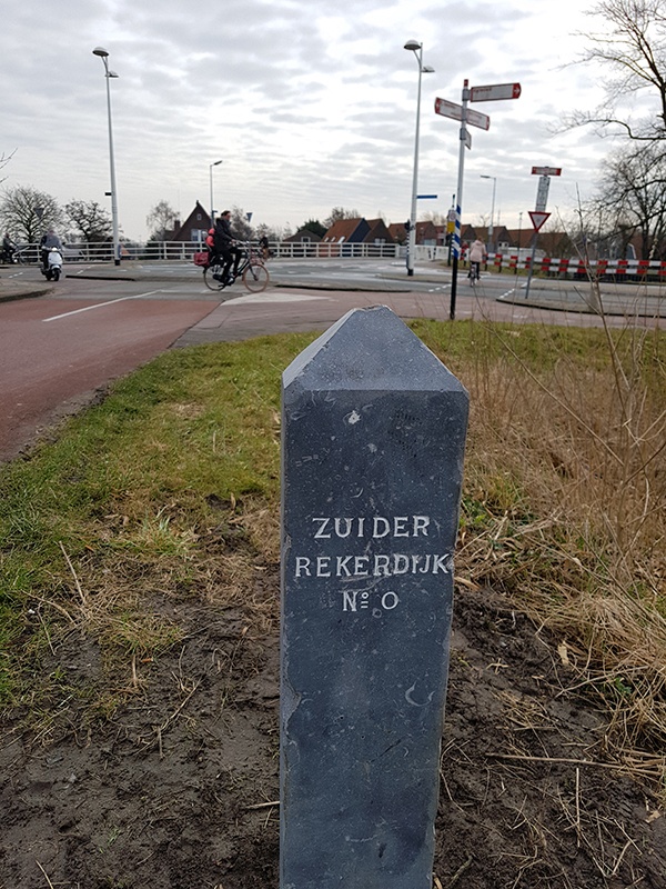 Dijkpaal Zuider Rekerdijk No. 0