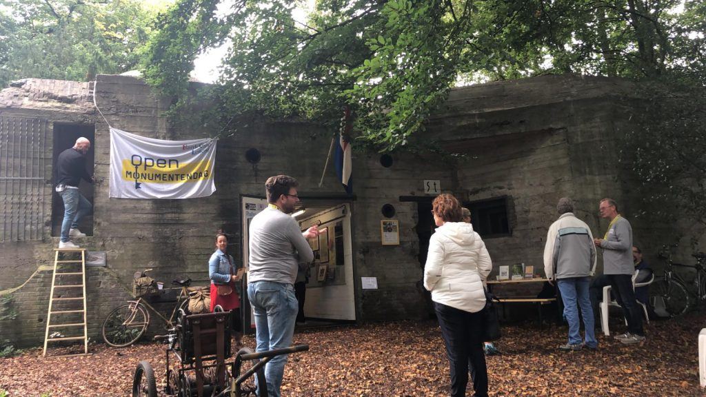 Veel belangstelling voor de bunker aan de Wilhelminalaan